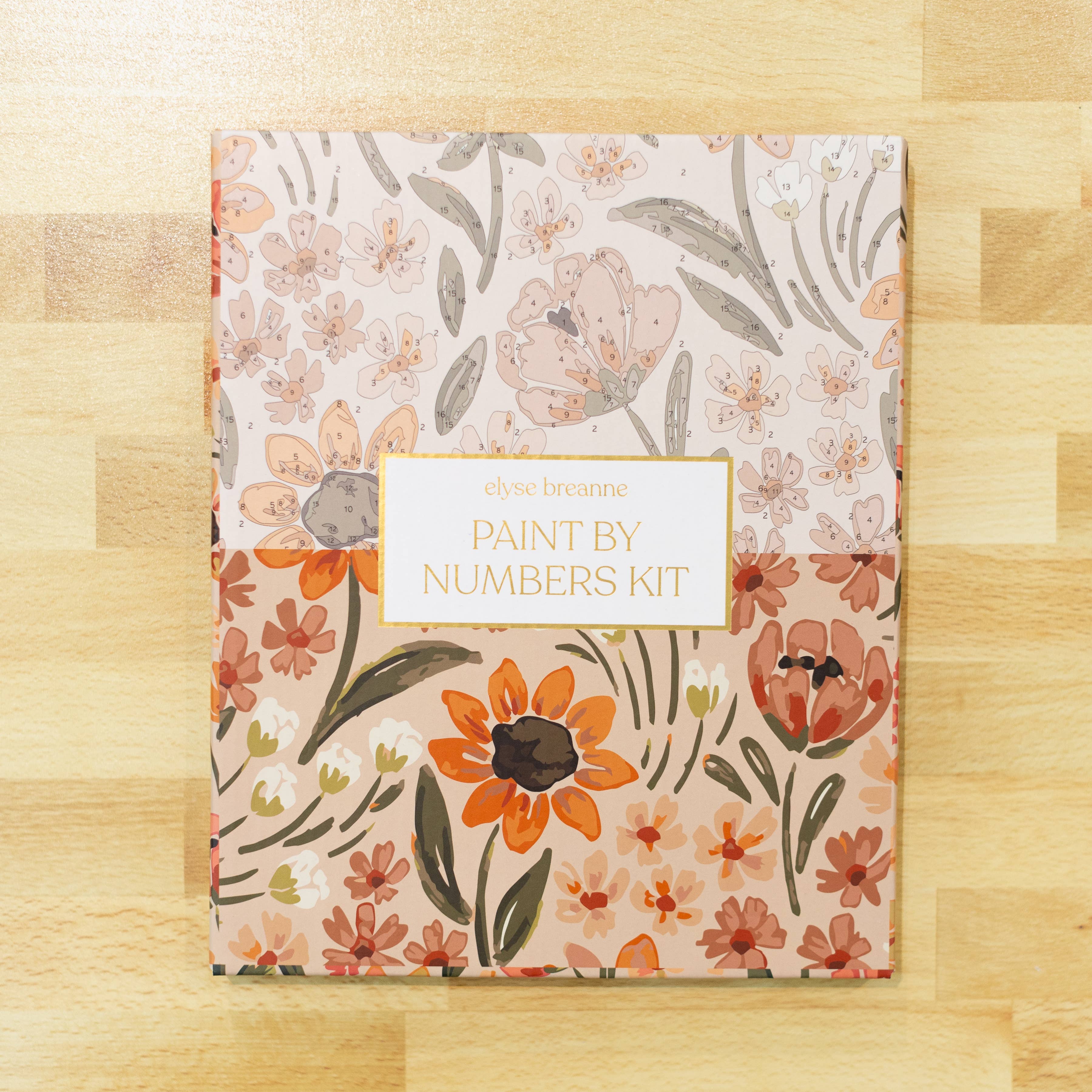Paint by numbers kit. Poppy, florals.