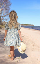 Floral Dress w/ Matching Bloomers. 100% organic cotton