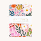 Set of 2 floral tea towels. Dish towels