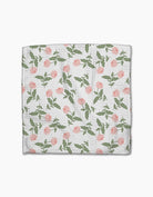 Floral patterned fabric on a white background